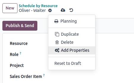 Tạo trường thuộc tính mới trong Planning.