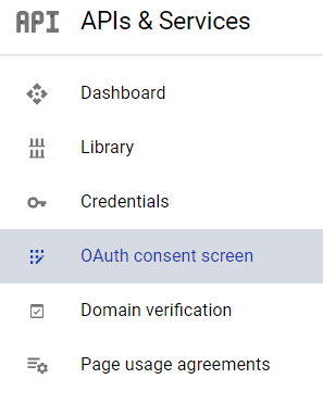 Menu lựa chọn đồng ý Google OAuth