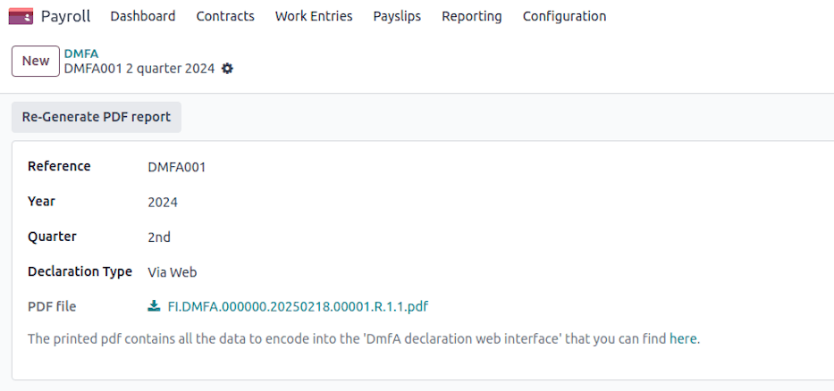 DmfA - Khai báo Web.