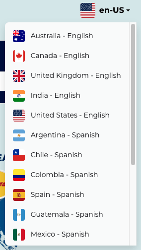 Quá trình đăng ký trên website với Envia.com.