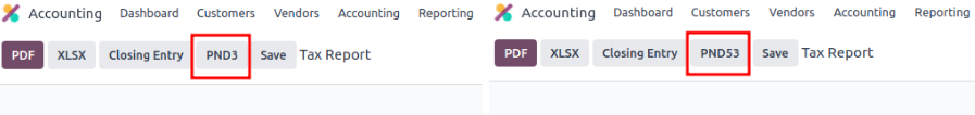 tệp CSV PND3 và PND53