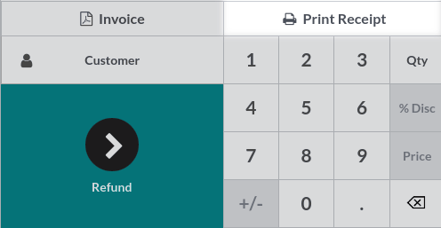 Nút in biên lai từ backend